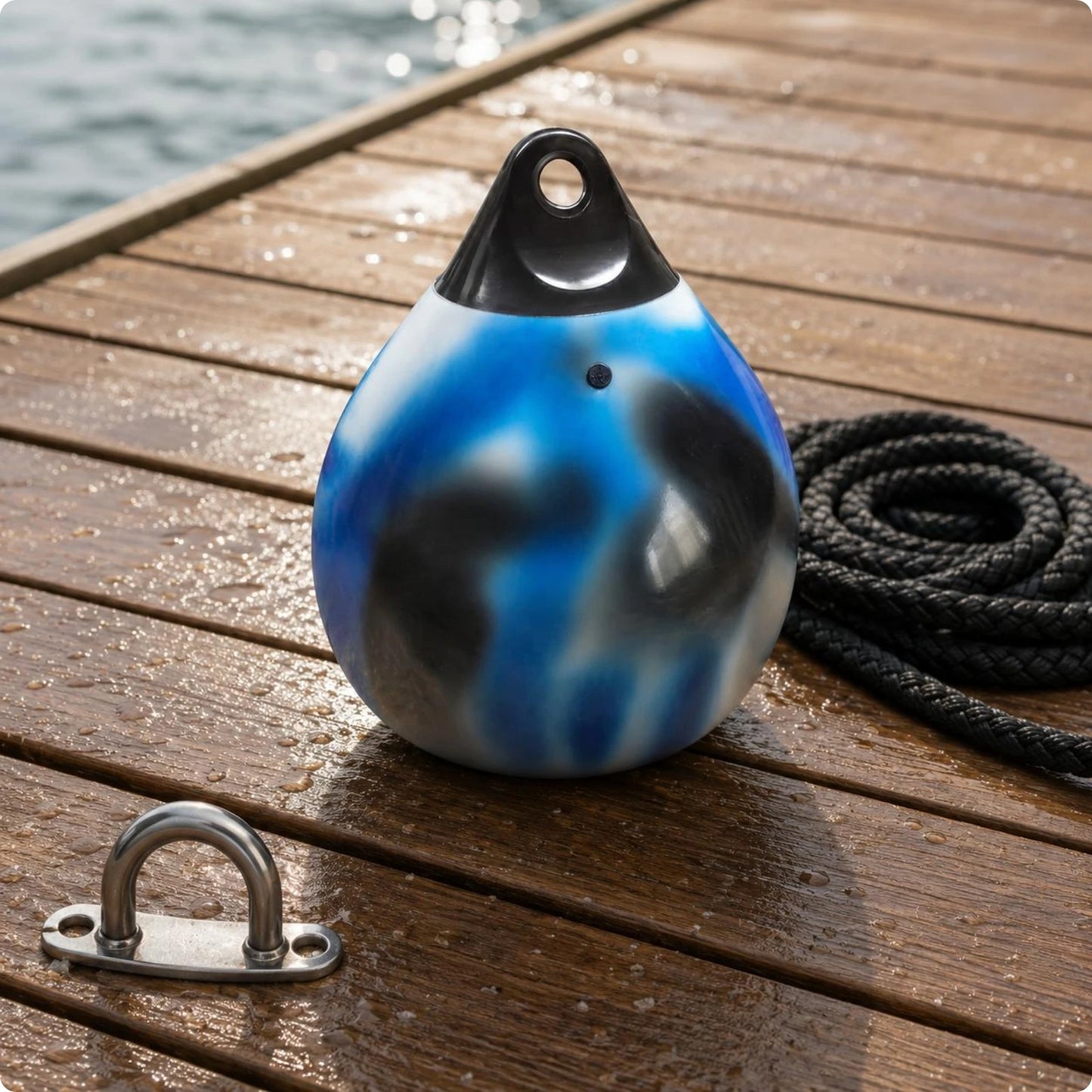 Inflatable Hanging Punching Ball Glossy Two Tone Training Gear Impact Absorbing Heavy Bag for Boxing and Fitness Home Use