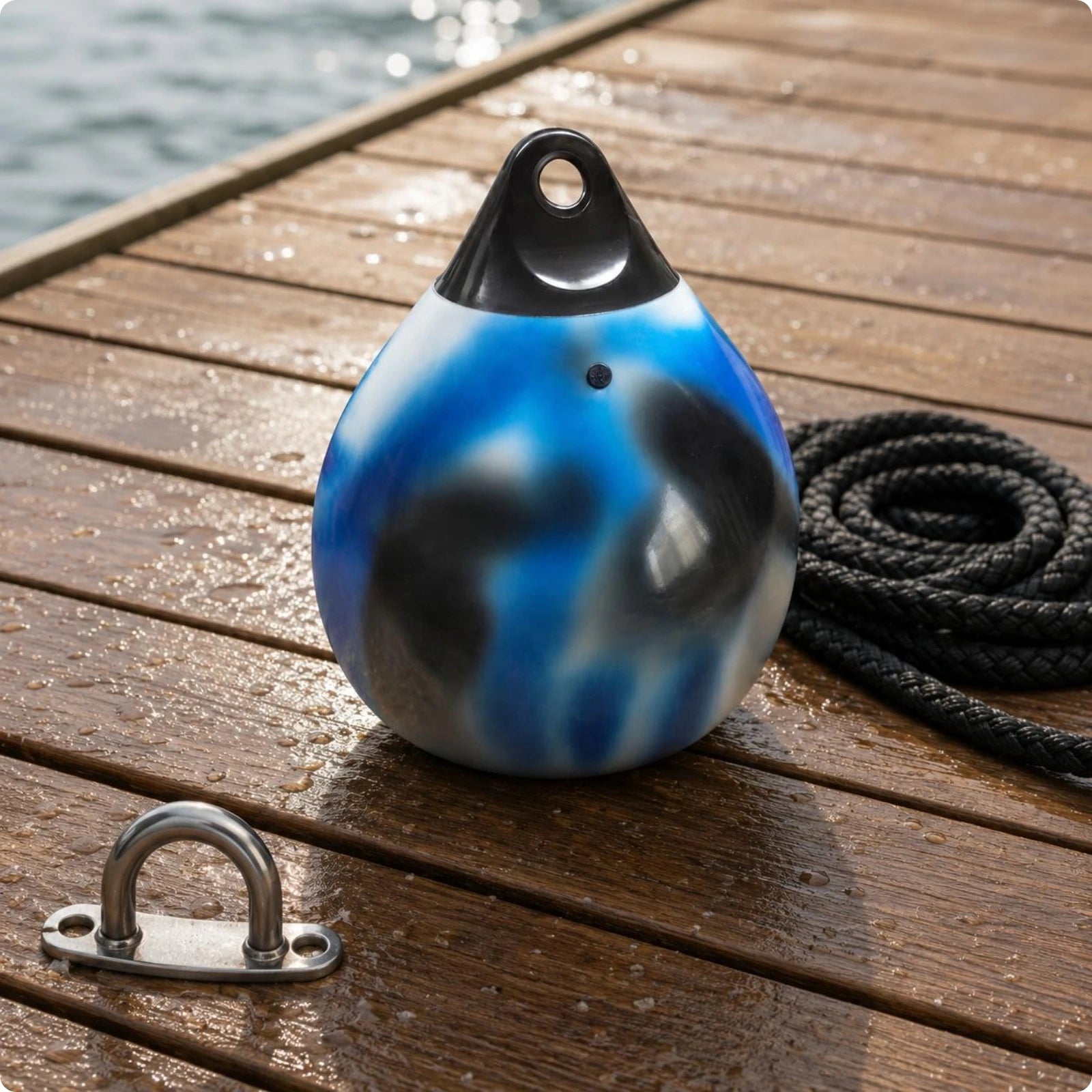Inflatable Hanging Punching Ball Glossy Two Tone Training Gear Impact Absorbing Heavy Bag for Boxing and Fitness Home Use