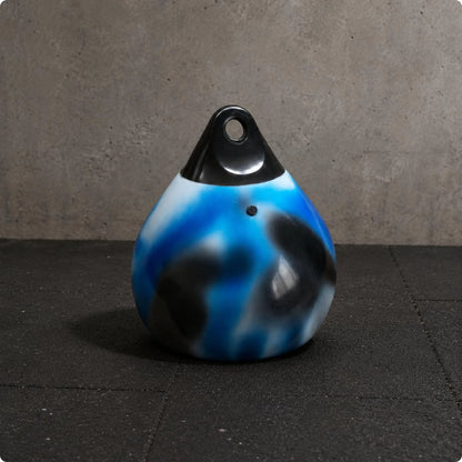 Inflatable Hanging Punching Ball Glossy Two Tone Training Gear Impact Absorbing Heavy Bag for Boxing and Fitness Home Use